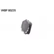 SKF VKBP 80235 - Jeu de 4 plaquettes de frein avant