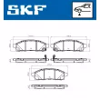 SKF VKBP 80242 A - Jeu de 4 plaquettes de frein avant