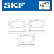 SKF VKBP 80244 A - Jeu de 4 plaquettes de frein avant