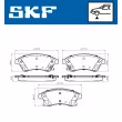 SKF VKBP 80245 A - Jeu de 4 plaquettes de frein avant