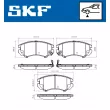 SKF VKBP 80258 A - Jeu de 4 plaquettes de frein avant