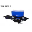 Jeu de 4 plaquettes de frein avant SKF [VKBP 80270 E]