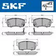 SKF VKBP 80275 A - Jeu de 4 plaquettes de frein avant