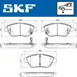 SKF VKBP 80280 A - Jeu de 4 plaquettes de frein avant