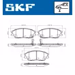 SKF VKBP 80286 A - Jeu de 4 plaquettes de frein avant