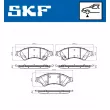 SKF VKBP 80310 A - Jeu de 4 plaquettes de frein avant