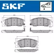 SKF VKBP 80327 A - Jeu de 4 plaquettes de frein avant