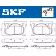 SKF VKBP 80352 E - Jeu de 4 plaquettes de frein avant