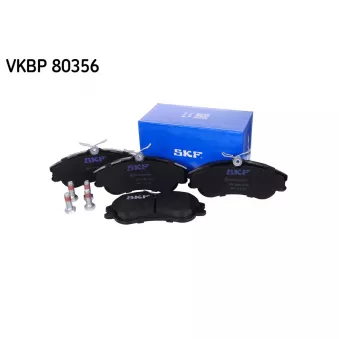 SKF VKBP 80356 - Jeu de 4 plaquettes de frein avant