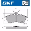 SKF VKBP 80356 - Jeu de 4 plaquettes de frein avant