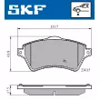 SKF VKBP 80375 - Jeu de 4 plaquettes de frein avant