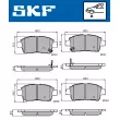 SKF VKBP 80382 A - Jeu de 4 plaquettes de frein avant