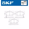SKF VKBP 80406 A - Jeu de 4 plaquettes de frein avant