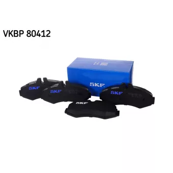 SKF VKBP 80412 - Jeu de 4 plaquettes de frein avant