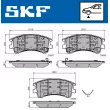 SKF VKBP 80421 A - Jeu de 4 plaquettes de frein avant