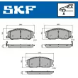 SKF VKBP 80436 A - Jeu de 4 plaquettes de frein avant