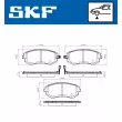 SKF VKBP 80456 A - Jeu de 4 plaquettes de frein avant