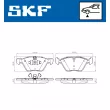 SKF VKBP 80466 - Jeu de 4 plaquettes de frein avant