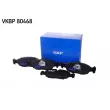 SKF VKBP 80468 - Jeu de 4 plaquettes de frein avant