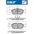 SKF VKBP 80468 - Jeu de 4 plaquettes de frein avant