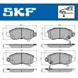 SKF VKBP 80489 A - Jeu de 4 plaquettes de frein avant