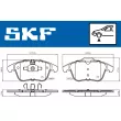 SKF VKBP 80503 - Jeu de 4 plaquettes de frein avant