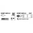 SKF VKBP 80512 - Jeu de 4 plaquettes de frein avant