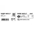 SKF VKBP 80517 - Jeu de 4 plaquettes de frein avant