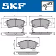 SKF VKBP 80521 A - Jeu de 4 plaquettes de frein avant