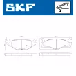 SKF VKBP 80539 - Jeu de 4 plaquettes de frein avant