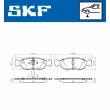 SKF VKBP 80553 - Jeu de 4 plaquettes de frein avant