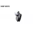 SKF VKBP 80593 - Jeu de 4 plaquettes de frein avant