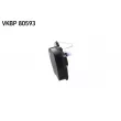 SKF VKBP 80593 - Jeu de 4 plaquettes de frein avant
