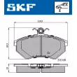 SKF VKBP 80598 - Jeu de 4 plaquettes de frein avant