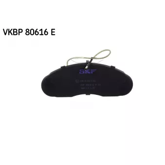 SKF VKBP 80616 E - Jeu de 4 plaquettes de frein avant