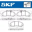 SKF VKBP 80616 E - Jeu de 4 plaquettes de frein avant