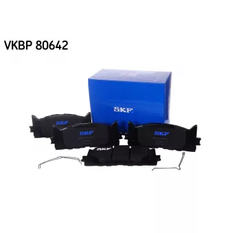 Jeu de 4 plaquettes de frein avant SKF VKBP 80642
