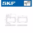 SKF VKBP 80748 E - Jeu de 4 plaquettes de frein avant