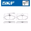 SKF VKBP 80795 E - Jeu de 4 plaquettes de frein avant