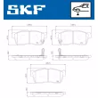 SKF VKBP 80799 A - Jeu de 4 plaquettes de frein avant