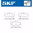 SKF VKBP 80804 A - Jeu de 4 plaquettes de frein avant