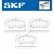 SKF VKBP 80811 A - Jeu de 4 plaquettes de frein avant