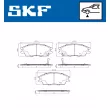 SKF VKBP 80855 A - Jeu de 4 plaquettes de frein avant