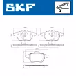SKF VKBP 80936 - Jeu de 4 plaquettes de frein avant