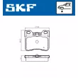SKF VKBP 81013 - Jeu de 4 plaquettes de frein avant