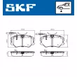 SKF VKBP 81033 E - Jeu de 4 plaquettes de frein avant