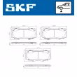 SKF VKBP 81096 A - Jeu de 4 plaquettes de frein avant