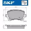 SKF VKBP 90014 - Jeu de 4 plaquettes de frein avant