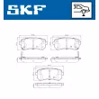 SKF VKBP 90054 A - Jeu de 4 plaquettes de frein avant