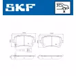 SKF VKBP 90066 E - Jeu de 4 plaquettes de frein avant